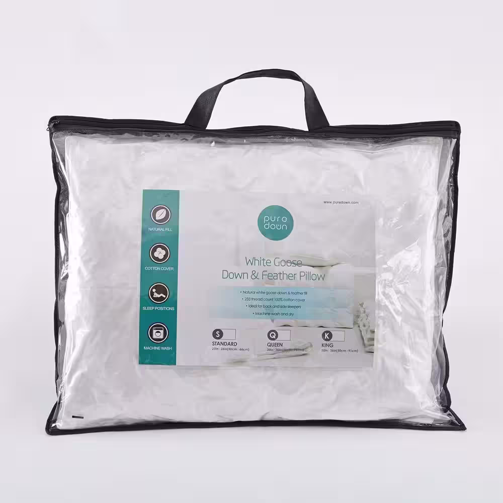Pure Down Puredown Goose Down Pillow (Set of 2)