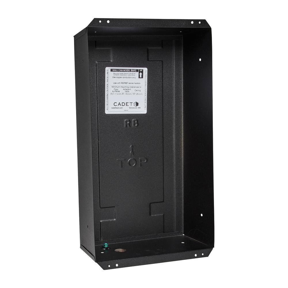 Cadet Recess-mount Wall Can for RBF Series In-wall Fan-forced Electric Bathroom Heater