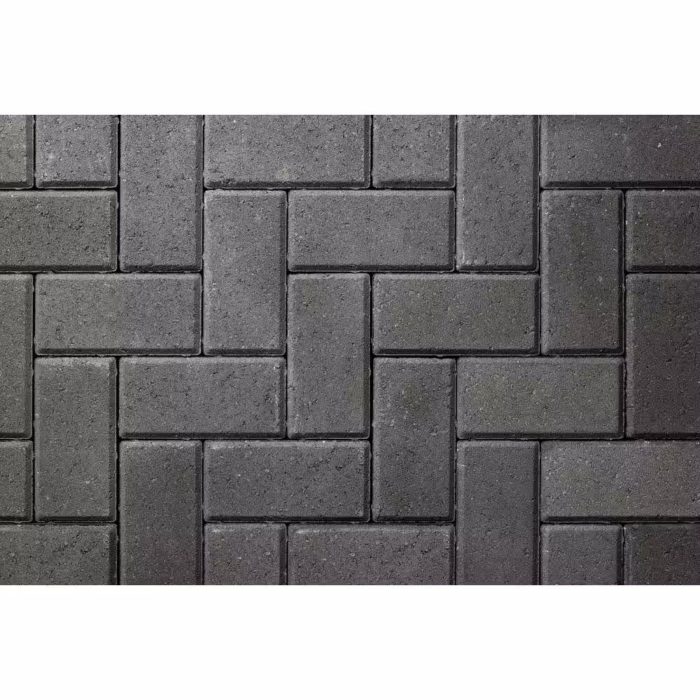 Oldcastle 8 in. x 4 in. x 2.25 in. Gray Charcoal Concrete Paver (486- Piece Pallet)
