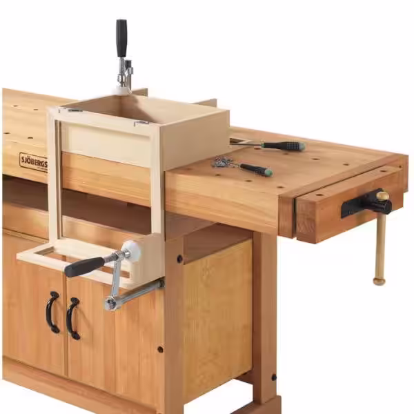 Sjobergs Scandi Plus 9 in. W x 17 in. L Steel Workbench Holdfast with 3/4 in. Lug