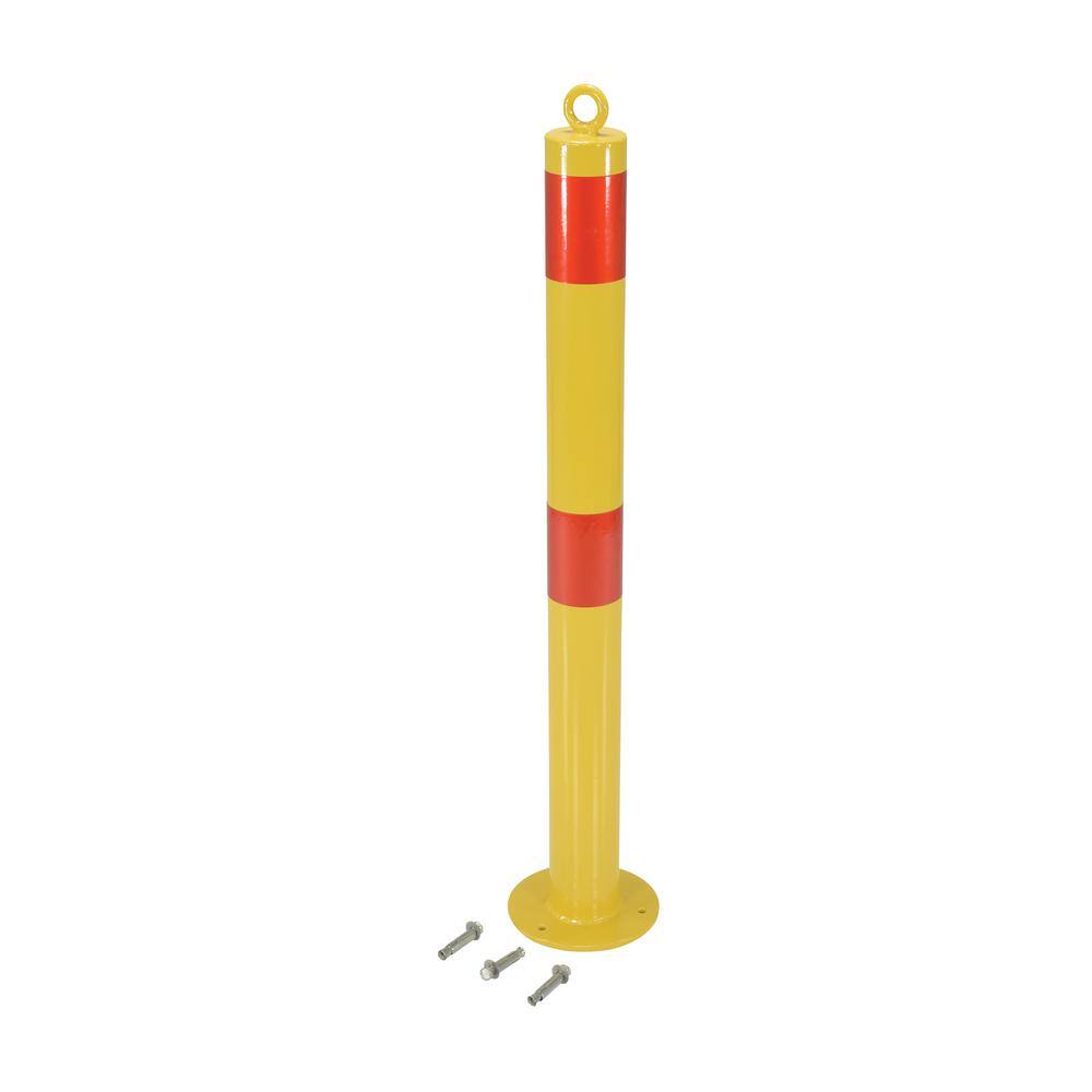 Vestil 36 in. x 3 in. Dia Yellow Steel Bollard