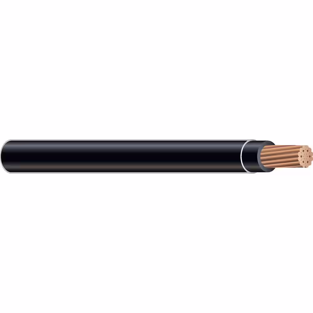 Southwire 500 ft. 12 Black Stranded CU XHHW Wire
