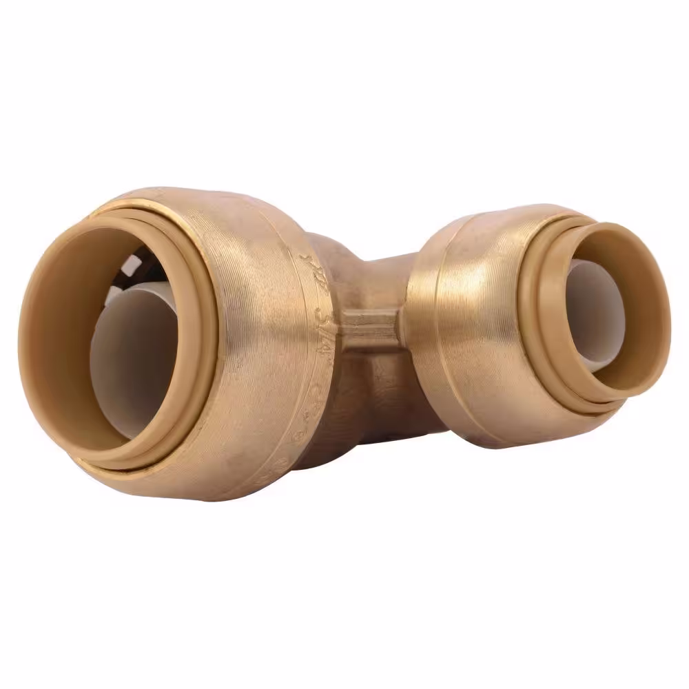 SharkBite 3/4 in. x 1/2 in. Push-to-Connect Brass 90-Degree Reducing Elbow Fitting