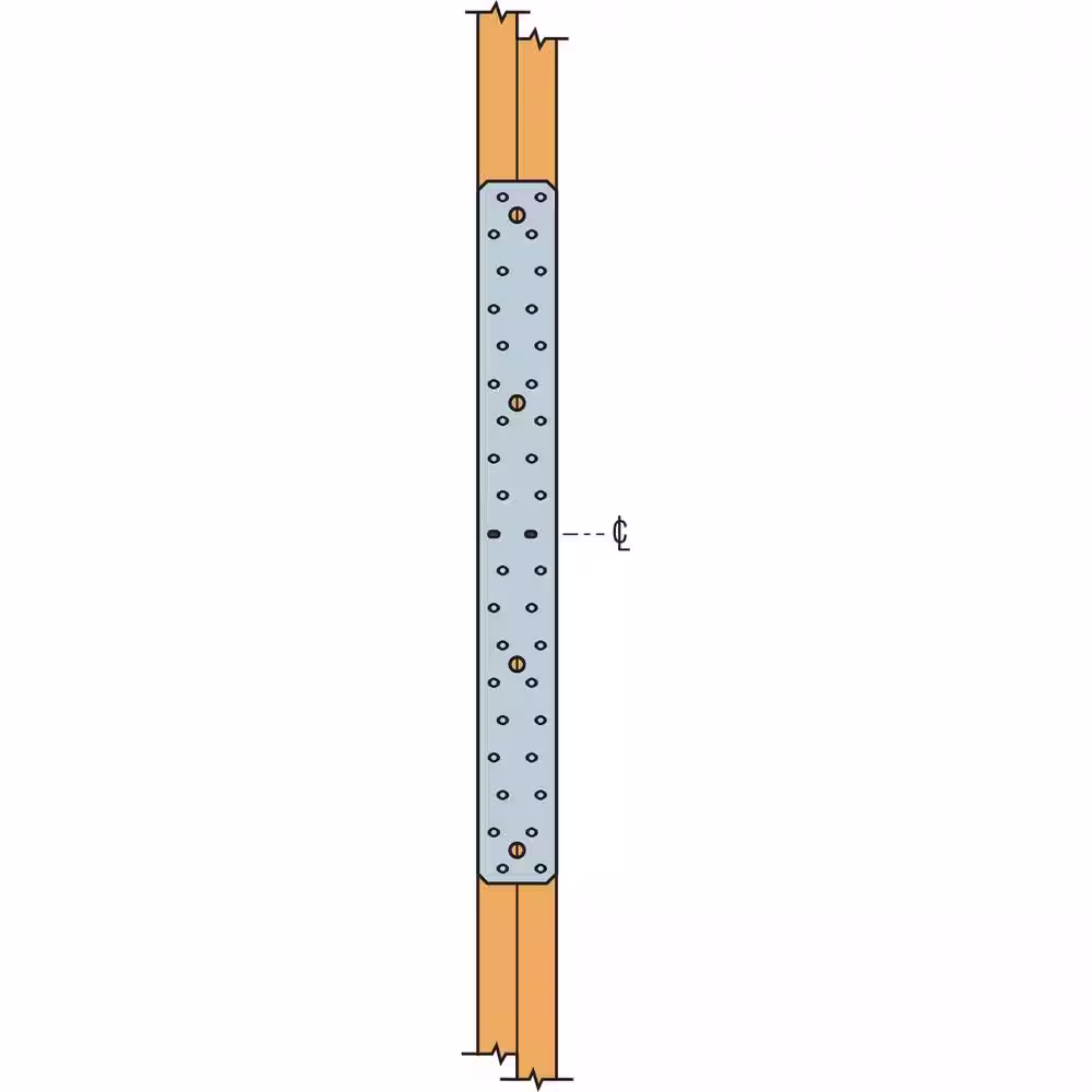 Simpson Strong-Tie MSTC 28-1/4 in. 16-Gauge Galvanized Medium Strap