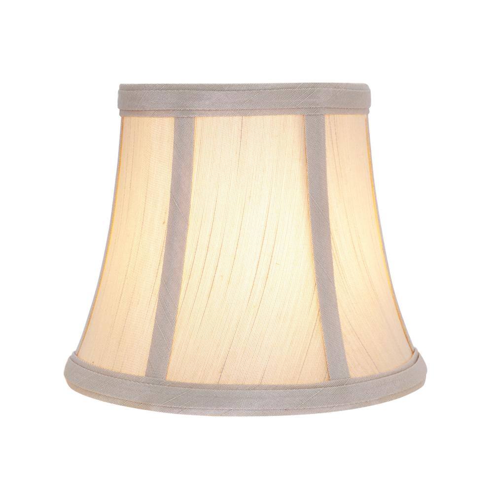 Aspen Creative Corporation 6 in. x 5 in. Ivory Bell Lamp Shade (9-Pack)