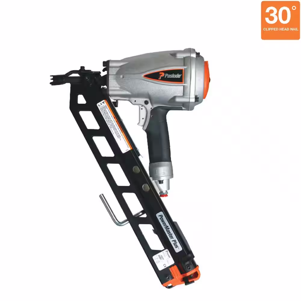 Paslode PowerMaster Plus 30-Degree Pneumatic Framing Nailer Combo Kit
