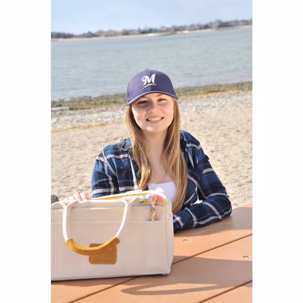 Florida Coast 14 in. Leather Trim Canvas Tool Bag