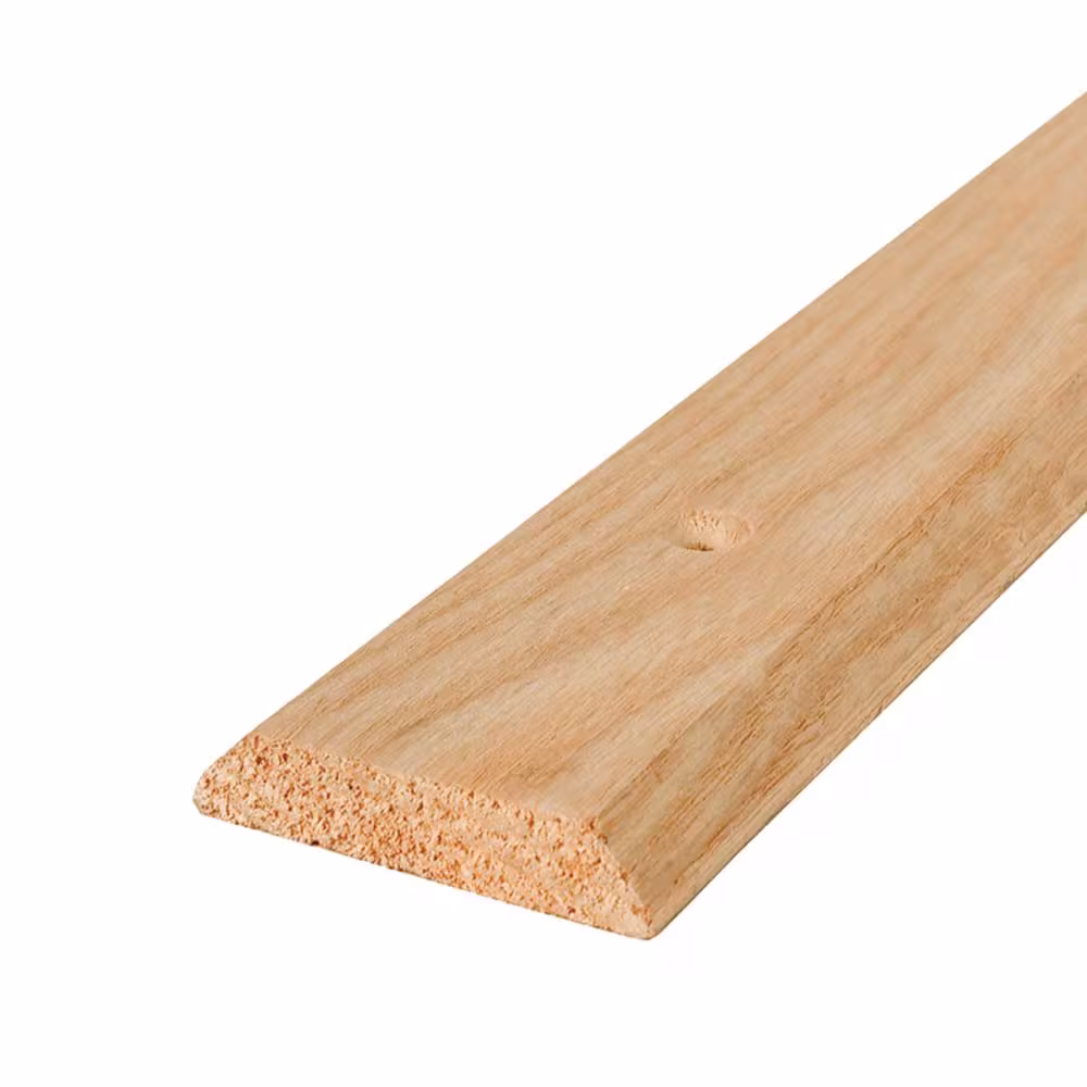 M-D Building Products 1-3/4 in. x 5/16 in. x 36 in. Natural Hardwood Flat-Profile Threshold for Doorways
