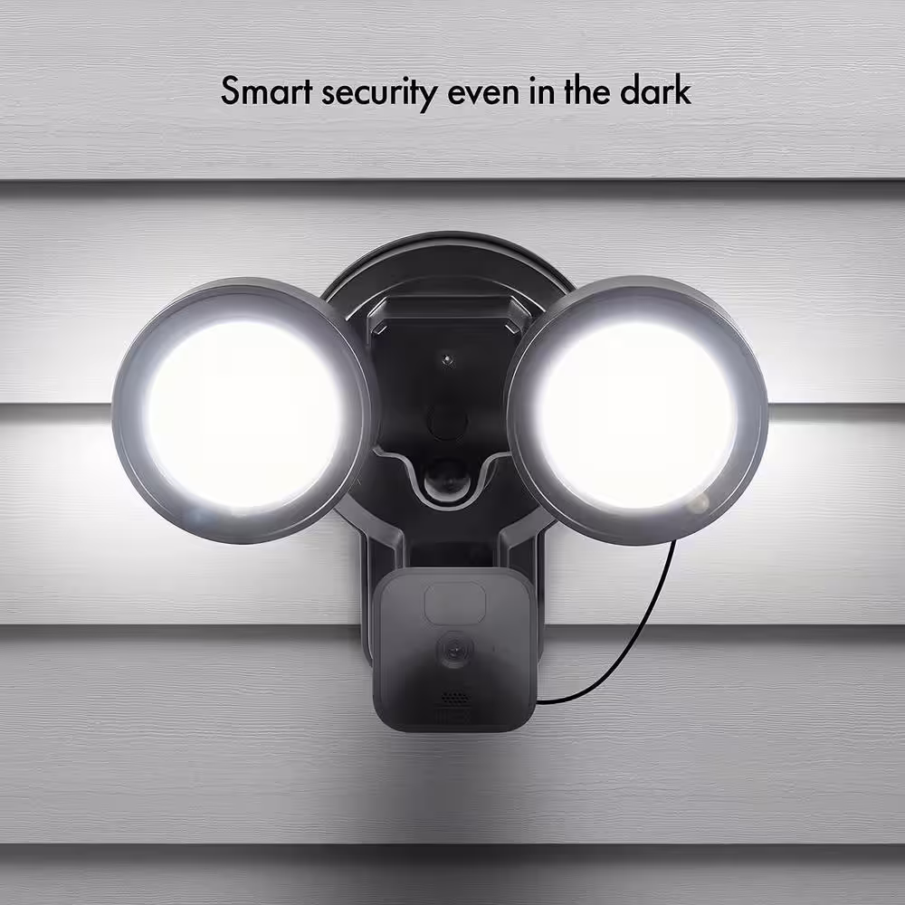 Wasserstein 3-in-1 Smart Floodlight, Charger and Mount for Blink Outdoor and Blink XT2 Camera (Blink Camera NOT Included)