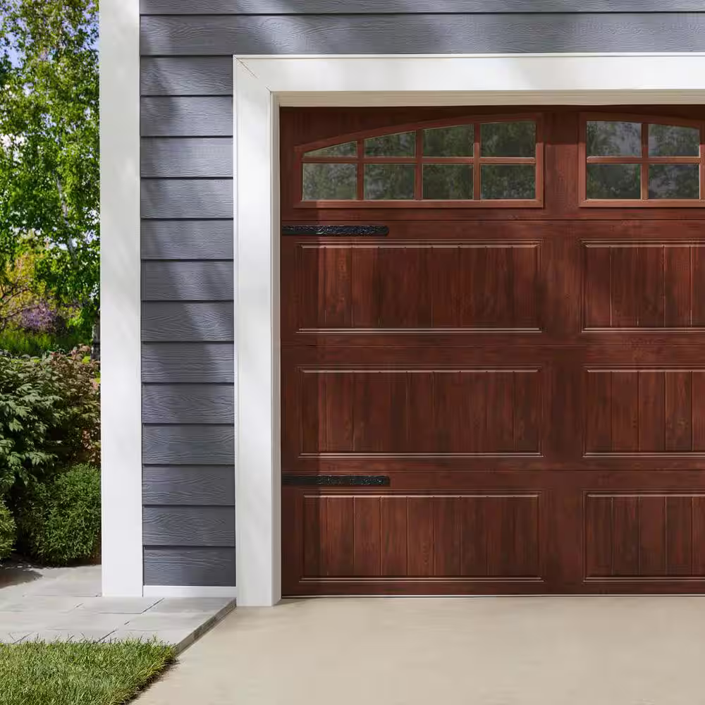 Everbilt Matte Black Modern Cast Aluminum Garage Hardware Set