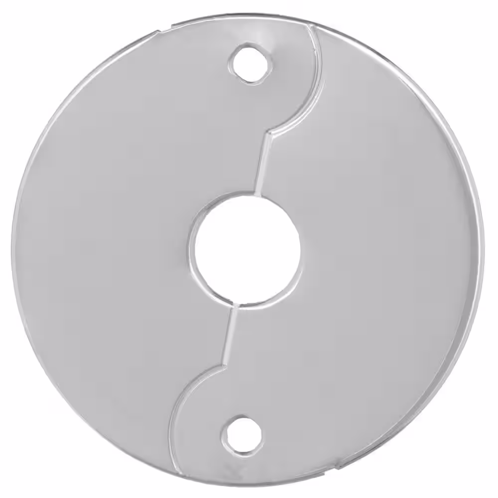 Oatey 1/2 in. Copper Tube Size Split Flange Escutcheon Plate in Chrome-Plated Steel