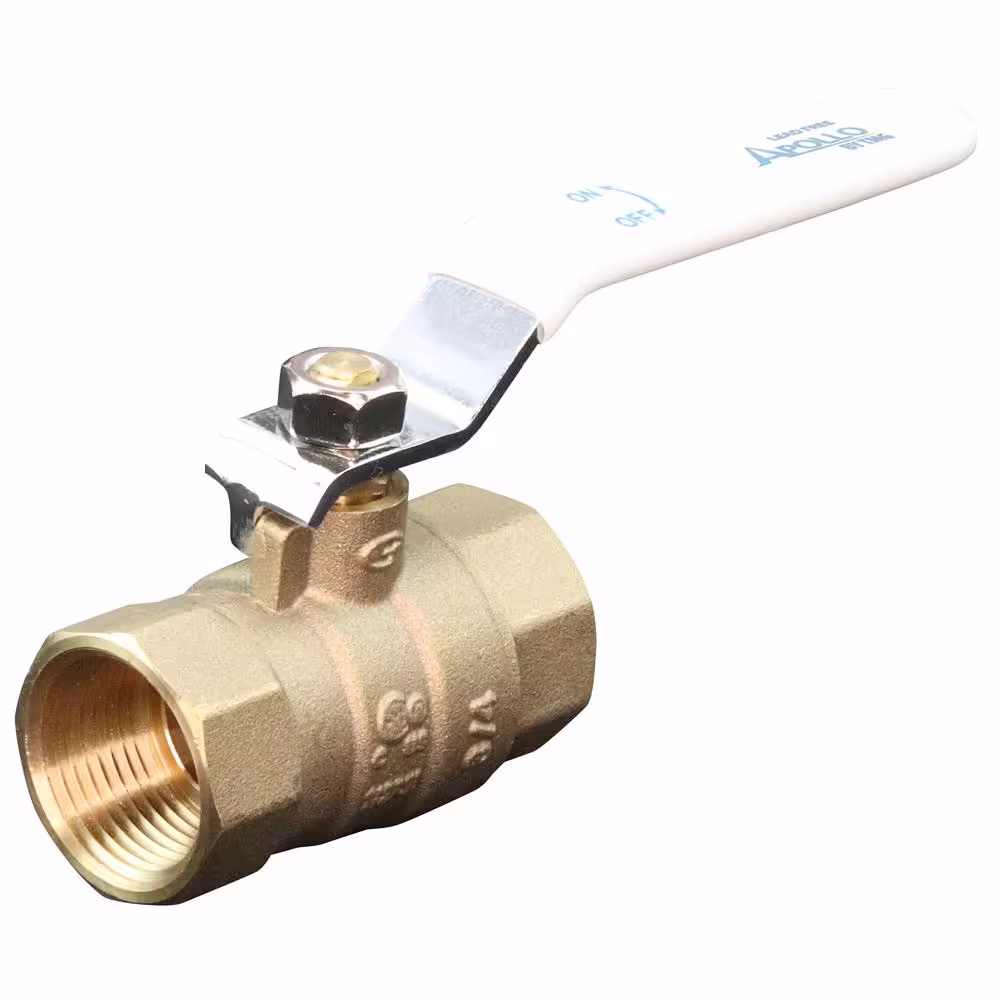 Apollo 3/4 in. x 3/4 in. Lead Free Forged Brass FPT x FPT Ball Valve