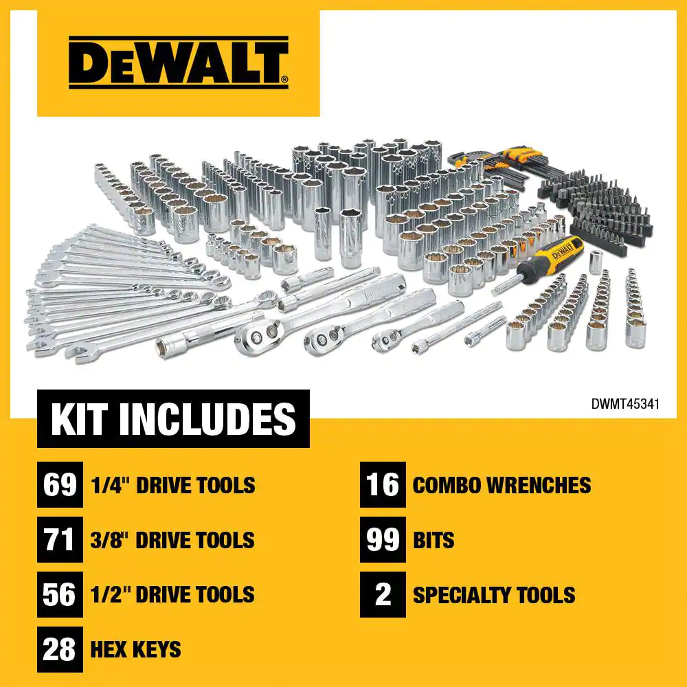 DEWALT Mechanics Tool Set (341-Piece)