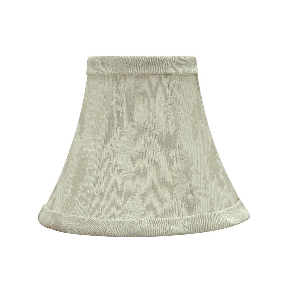 Aspen Creative Corporation 6 in. x 5 in. Butter Creme Bell Lamp Shade (2-Pack)