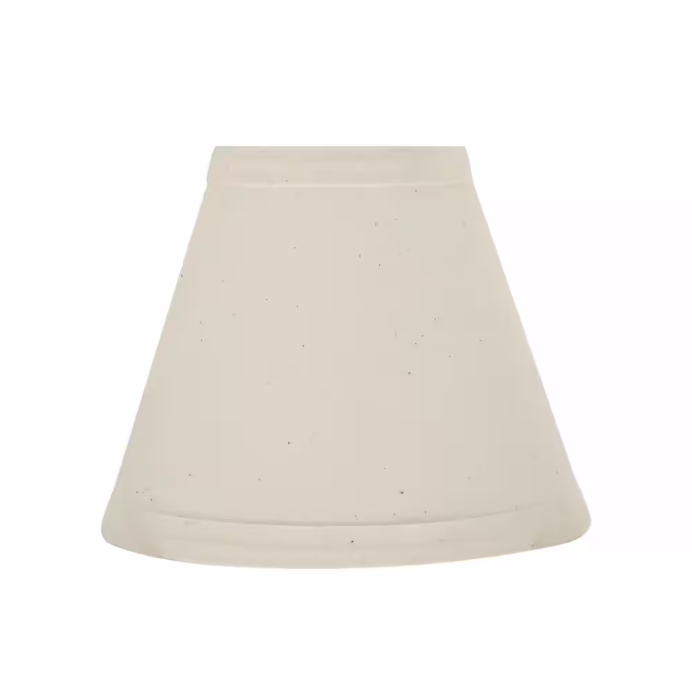 Aspen Creative Corporation 6 in. x 5 in. Off White Cotton Hardback Empire Lamp Shade (5-Pack)