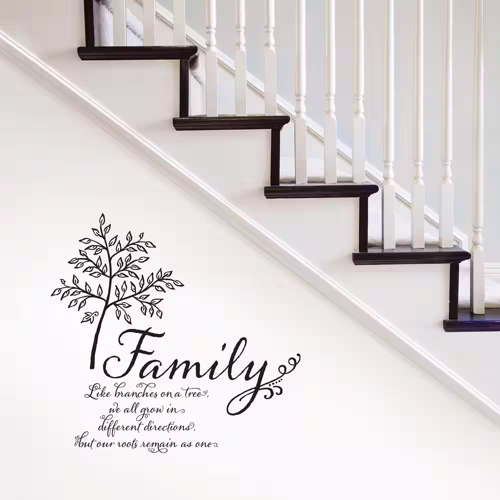 WallPOPs Multi-Color Family Tree Wall Quote Decal