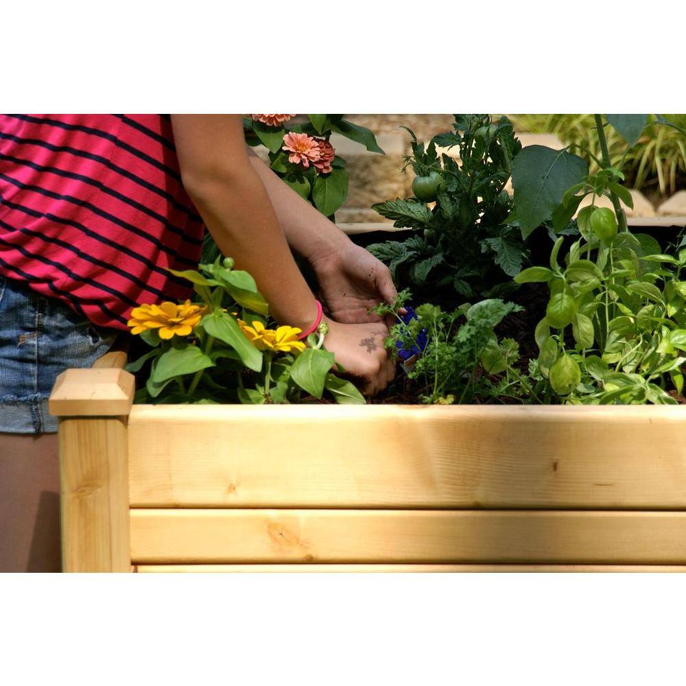 Eden 3 ft. x 4 ft. Cedar Raised Garden Bed