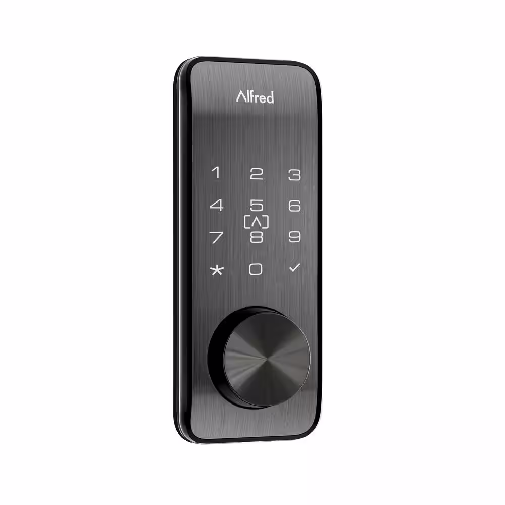None Black DB2S Smart Technology RFID Deadbolt Lock with Key