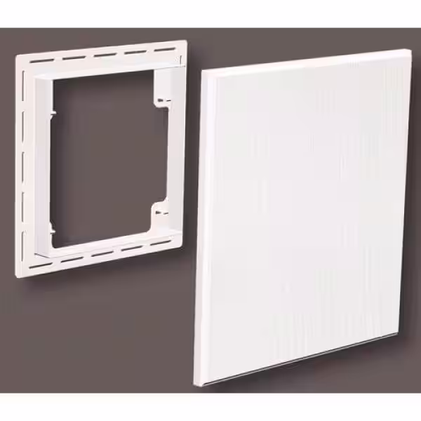 Novik 15.3 in. x 16.3 in. White Polypropylene Meter Base Block