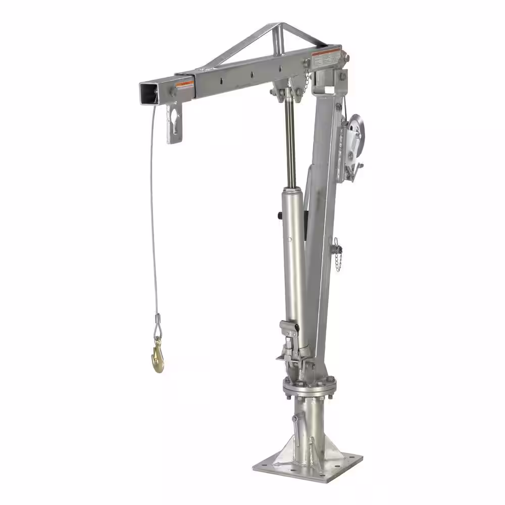 Vestil 1,000 lb. Extended Capacity Galvanized Winch Operated Truck Jib Crane