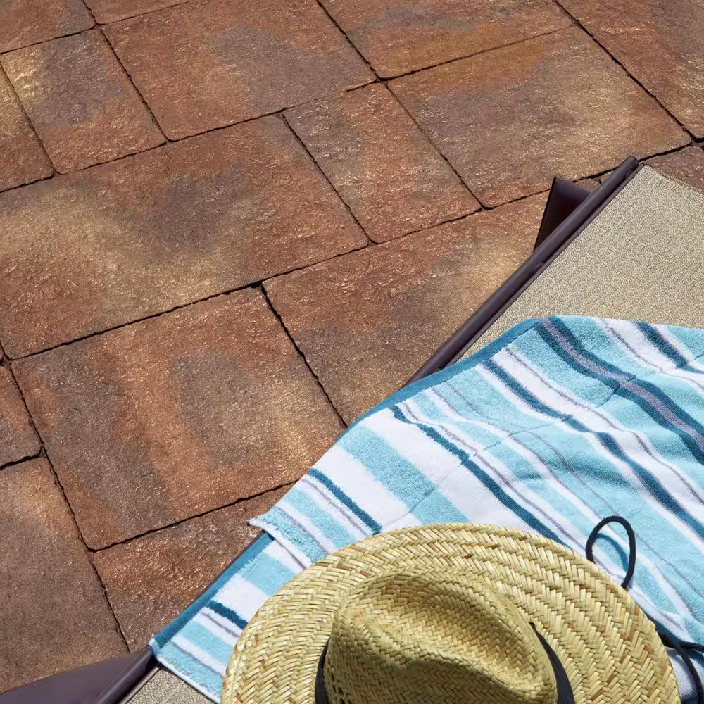 Pavestone Capriana 14 in. x 14 in. x 2 in. Abbronza Concrete Step Stone (72-Piece/ 98 sq. ft./ Pallet)