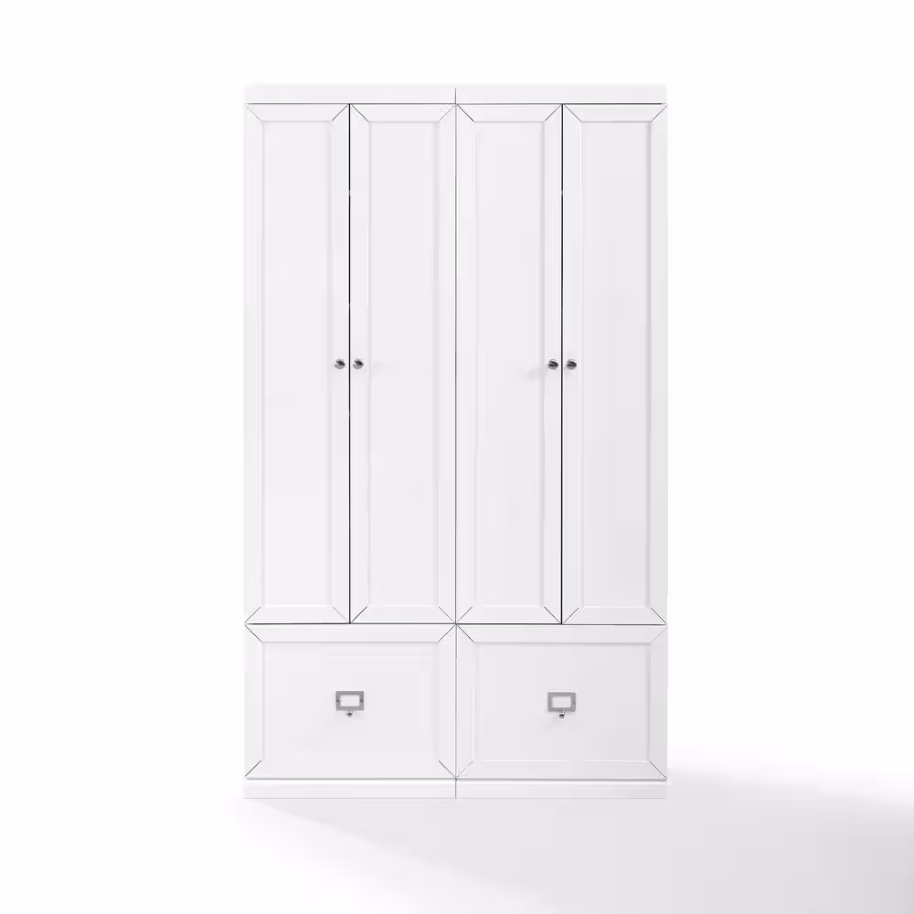 CROSLEY FURNITURE Harper 2-Piece White Entryway Set