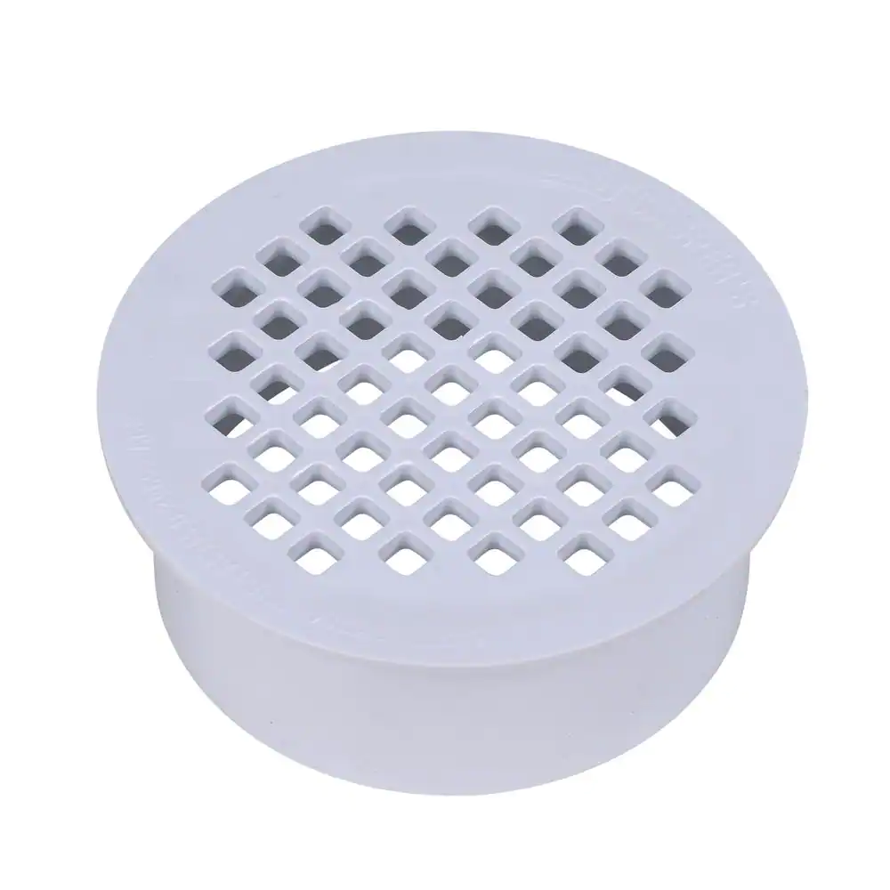 Oatey 4 in. Round Snap-In White PVC Shower Drain