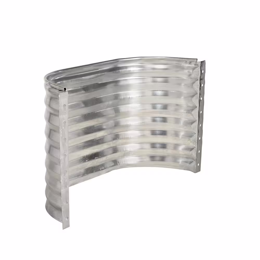 SHAPE PRODUCTS 37 in. x 12 in. x 24 in. Steel Straight Area Window Well