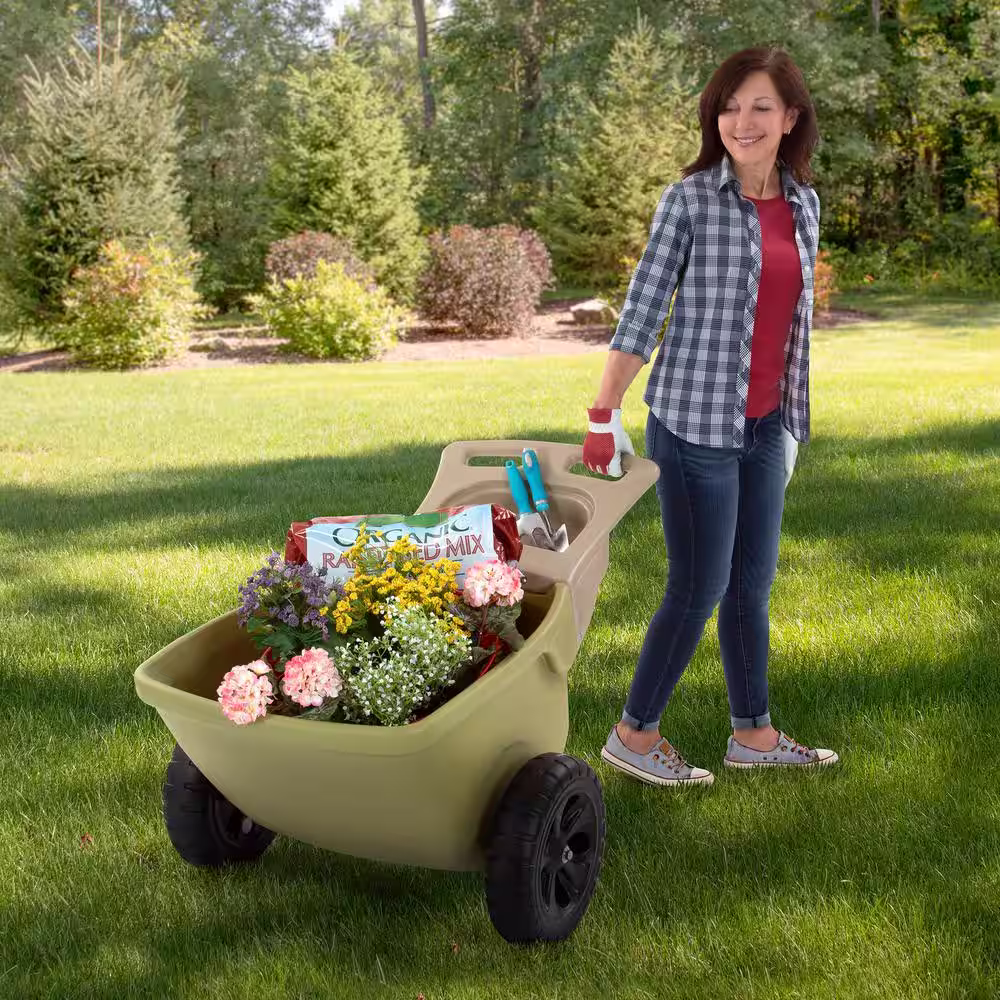Simplay3 Easy Haul Green Wheelbarrow