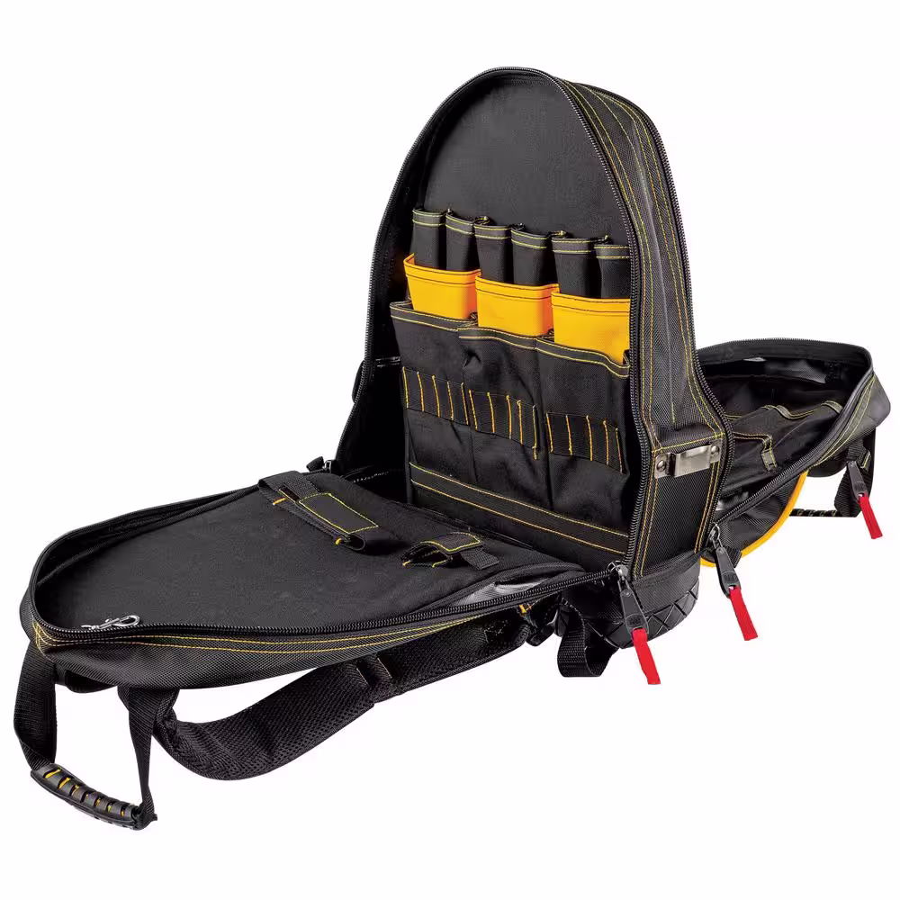 CAT 18 in. 31-Pocket Pro Tool Backpack in Black