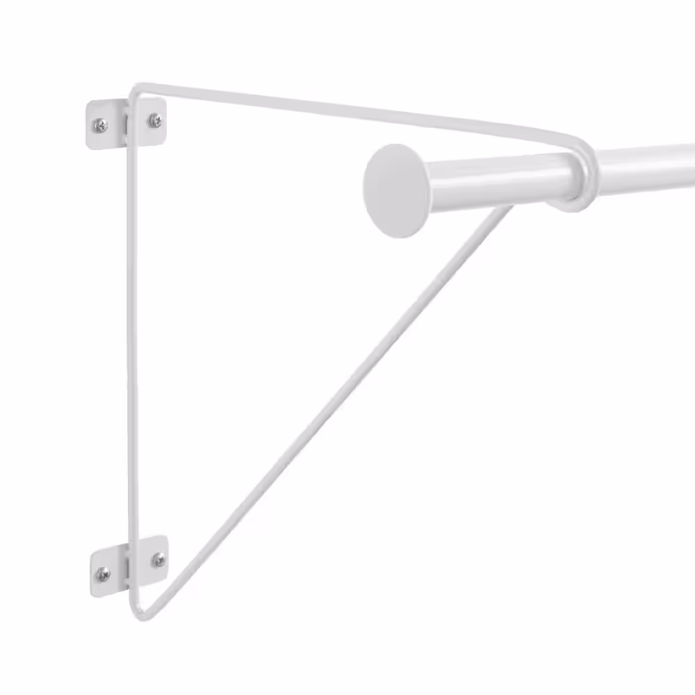 Everbilt Fixed Arm Steel Closet Rod Support Bracket