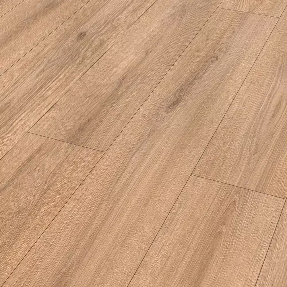 TrafficMaster Tully River Oak 7 mm T x 7.56 in. W Water Resistant Laminate Flooring (26.6 sqft/case)