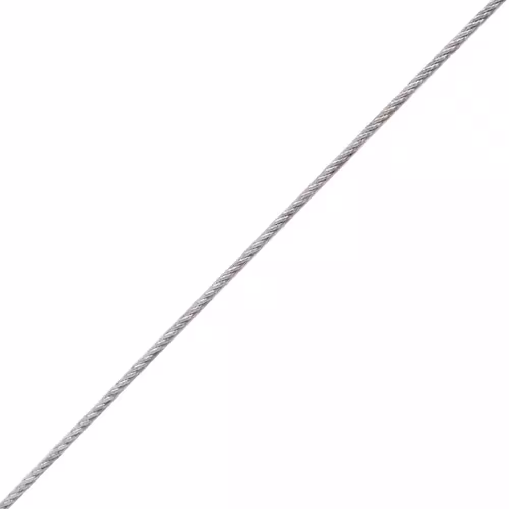 Everbilt 3/32 in. x 500 ft. Galvanized Steel Uncoated Wire Rope
