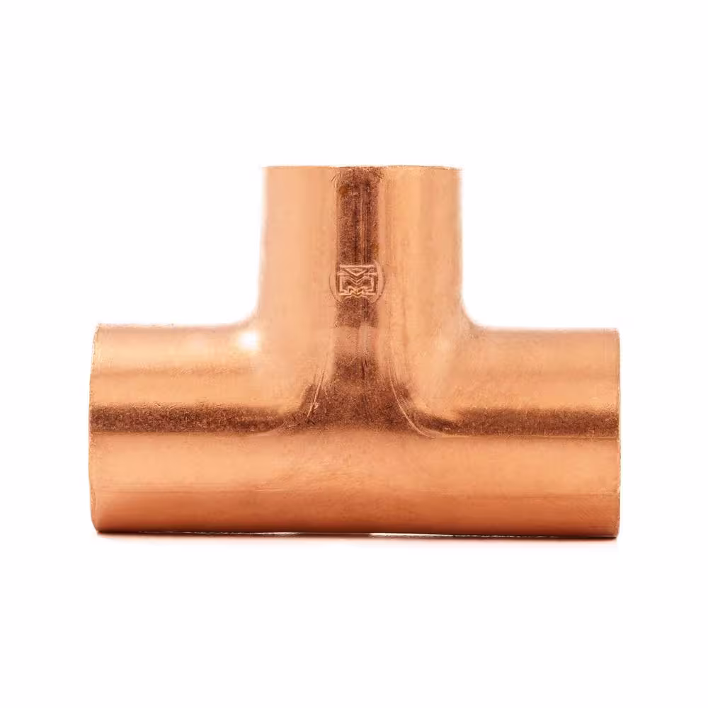 Everbilt 3/4 in. Copper Pressure Cup x Cup x Cup Tee Fitting