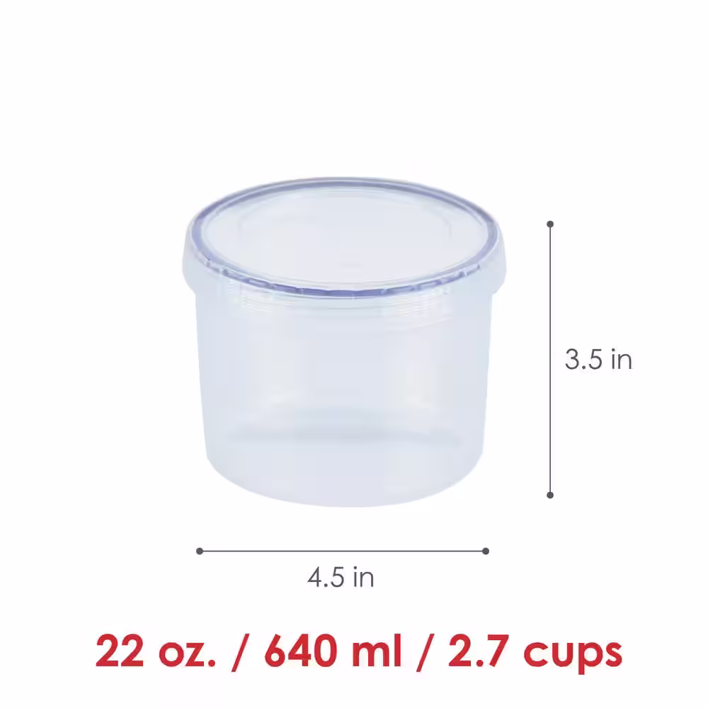 None Twist 24-Piece Food Storage Container Set