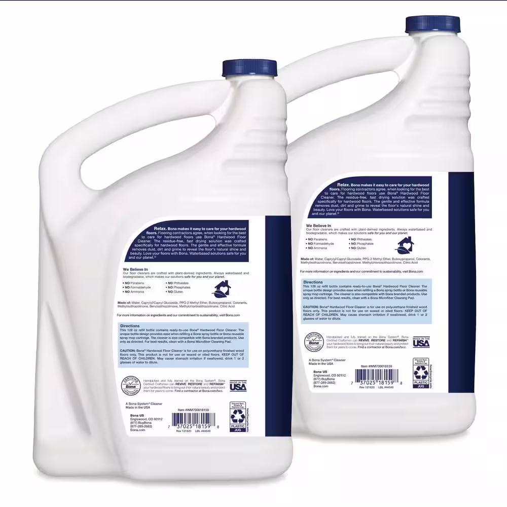 Bona 128 oz. Hardwood Floor Cleaner Refill (2-Pack)