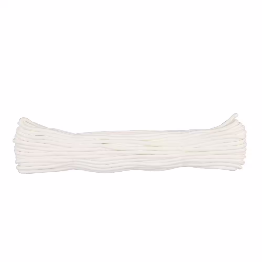 Everbilt 3/16 in. x 100 ft. Polyester Braided Outdoor Clothesline, White