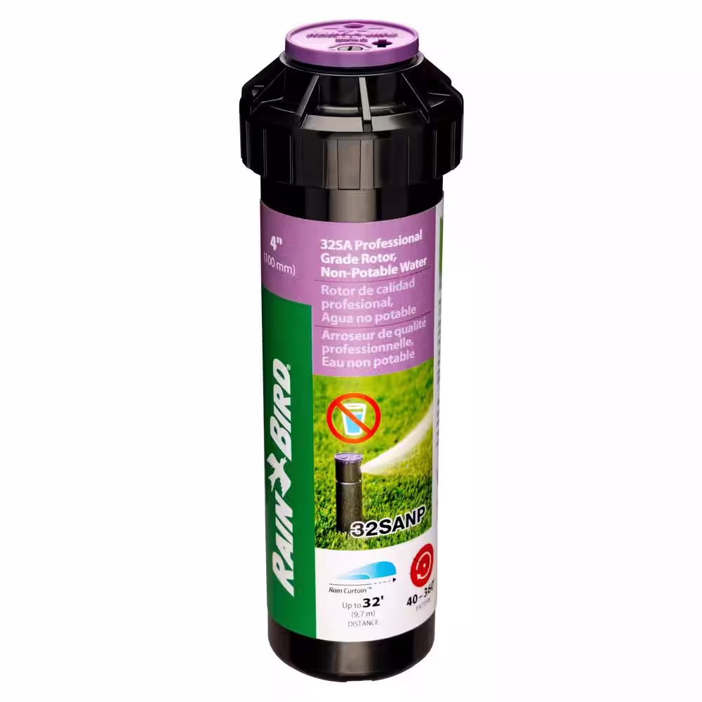 Rain Bird 19 ft. - 32 ft. Non-Potable with Purple Cap Simple Adjust Pop-Up Gear-Drive Rotor Sprinkler
