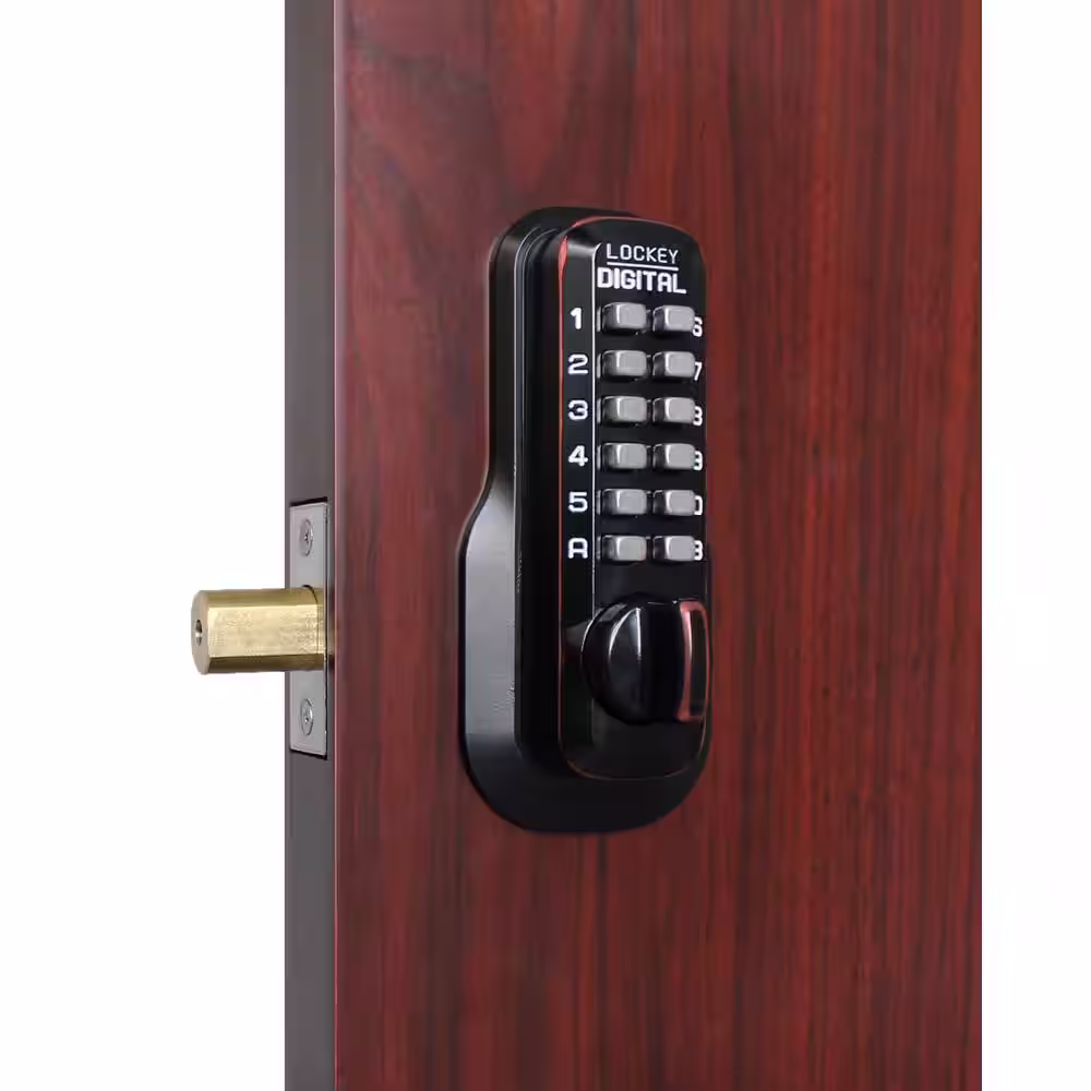 None M210 Double Combination Oil Rubbed Bronze Keyless Single Cylinder Deadbolt Lock