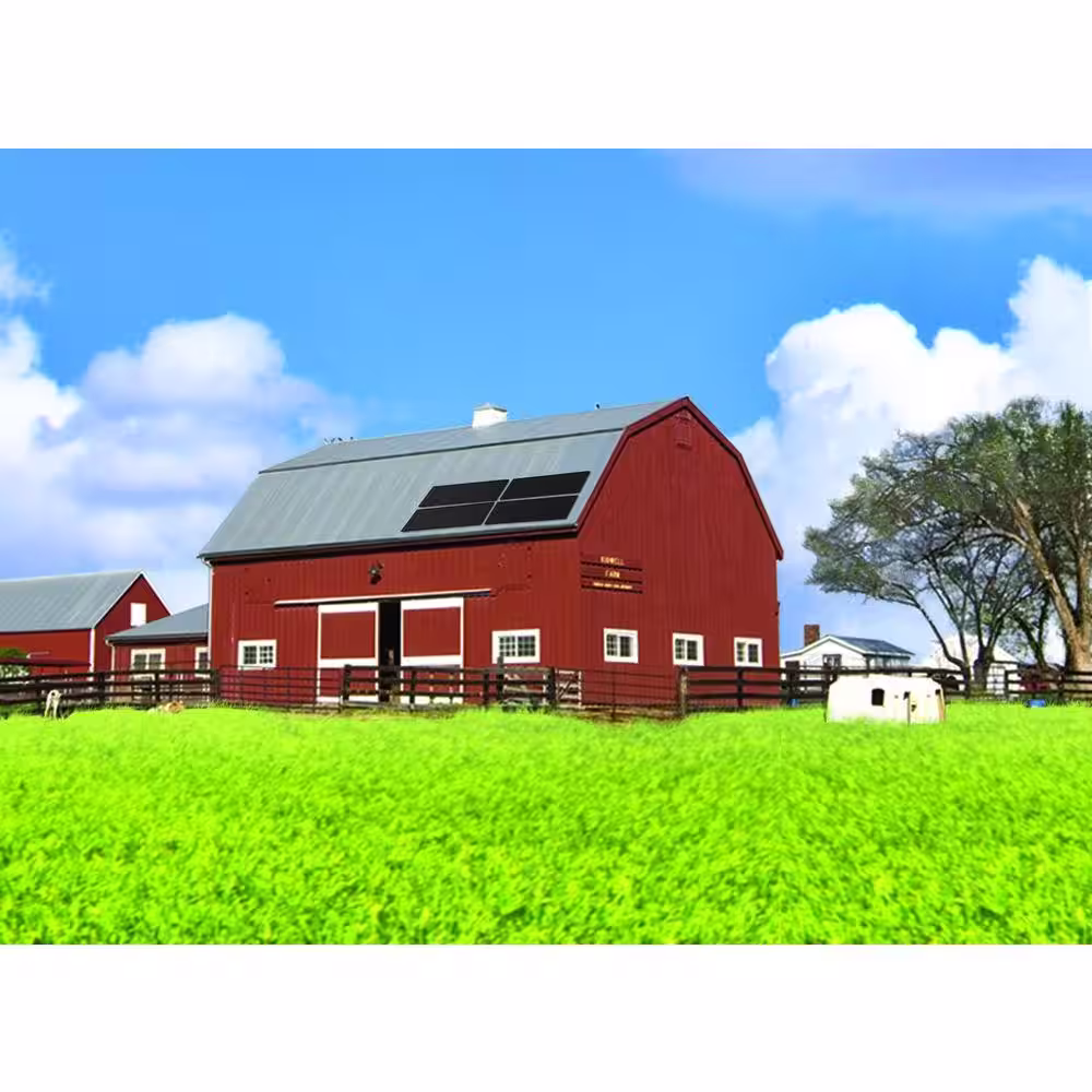 NATURE POWER 72-Watt Mini-Amorphous Solar Power Farm with (4) 18-Watt Solar Panels