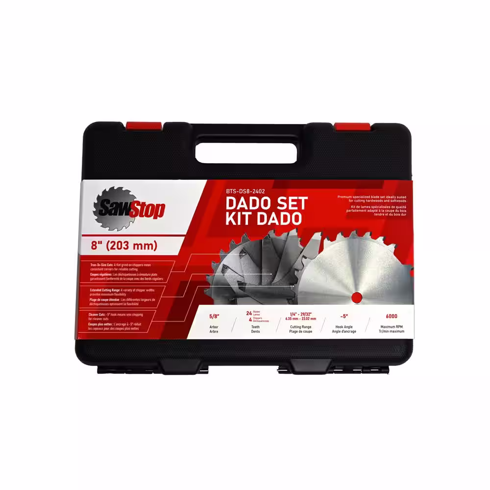 SawStop 8 in. Premium Dado Set