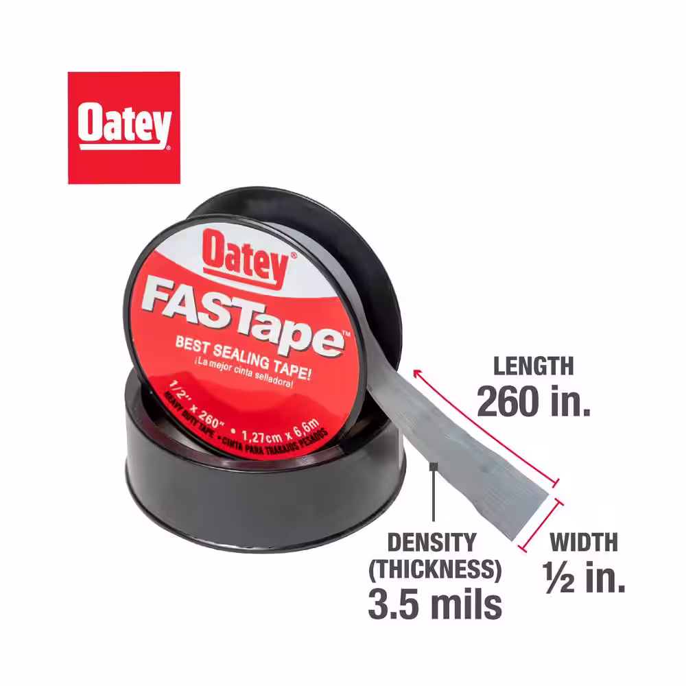 Oatey Fastape 1/2 in. x 260 in. Thread Sealing PTFE Plumber's Tape