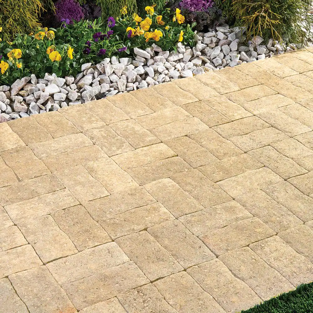 Pavestone Clayton 7 in. L x 3.5 in. W x 1.77 in. H Silver Shell Concrete Paver (840-Pieces/142.8 sq. ft./Pallet)