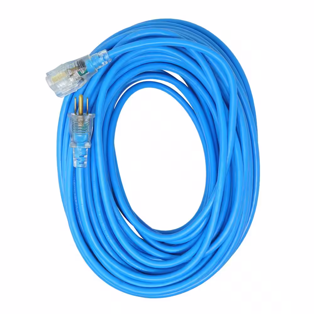 Southwire 100 ft. 16/3 SJTW Cold Weather Outdoor Light-Duty Extension Cord
