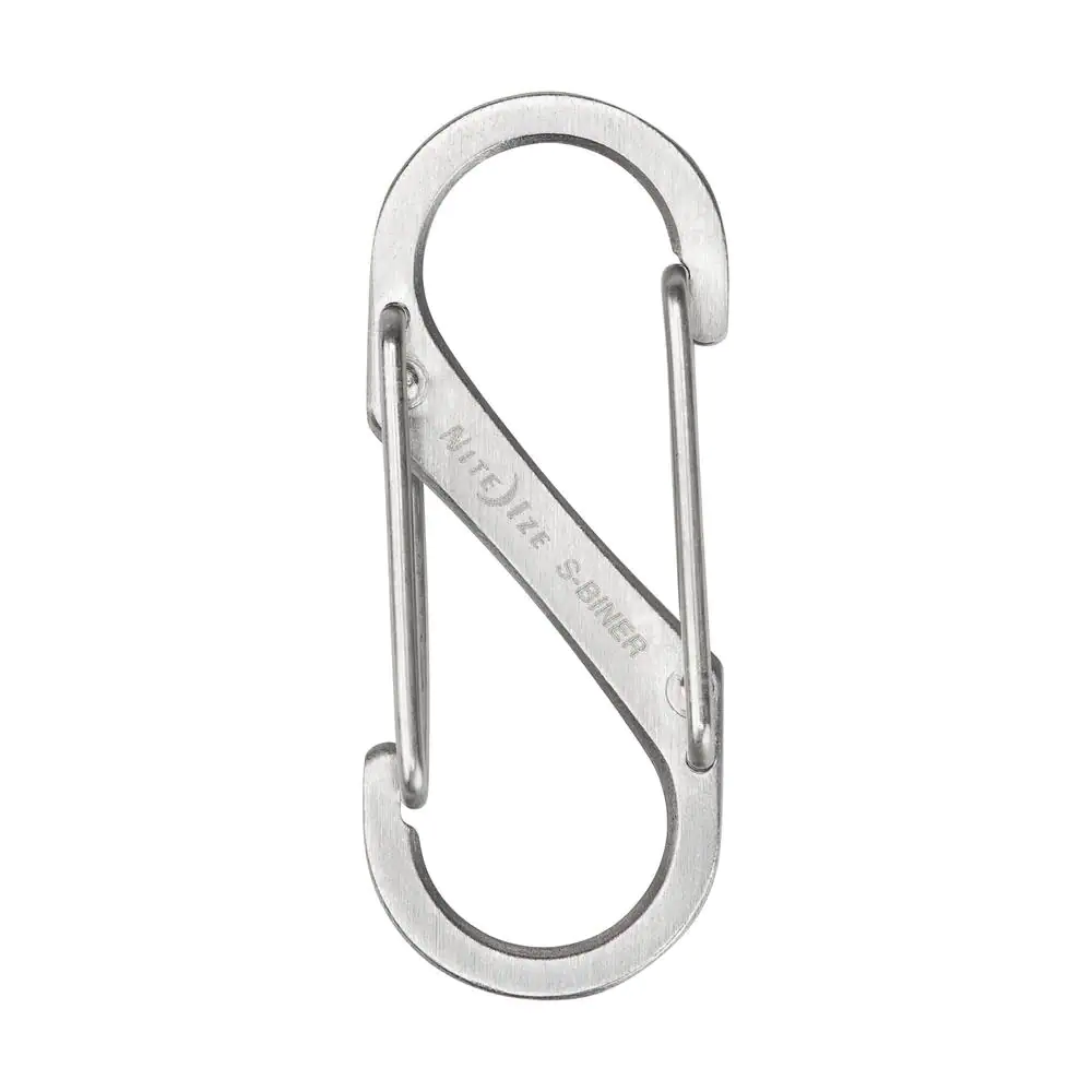 Nite Ize S-Biner Stainless Steel Dual Carabiner #1 - Stainless (6-Pack)