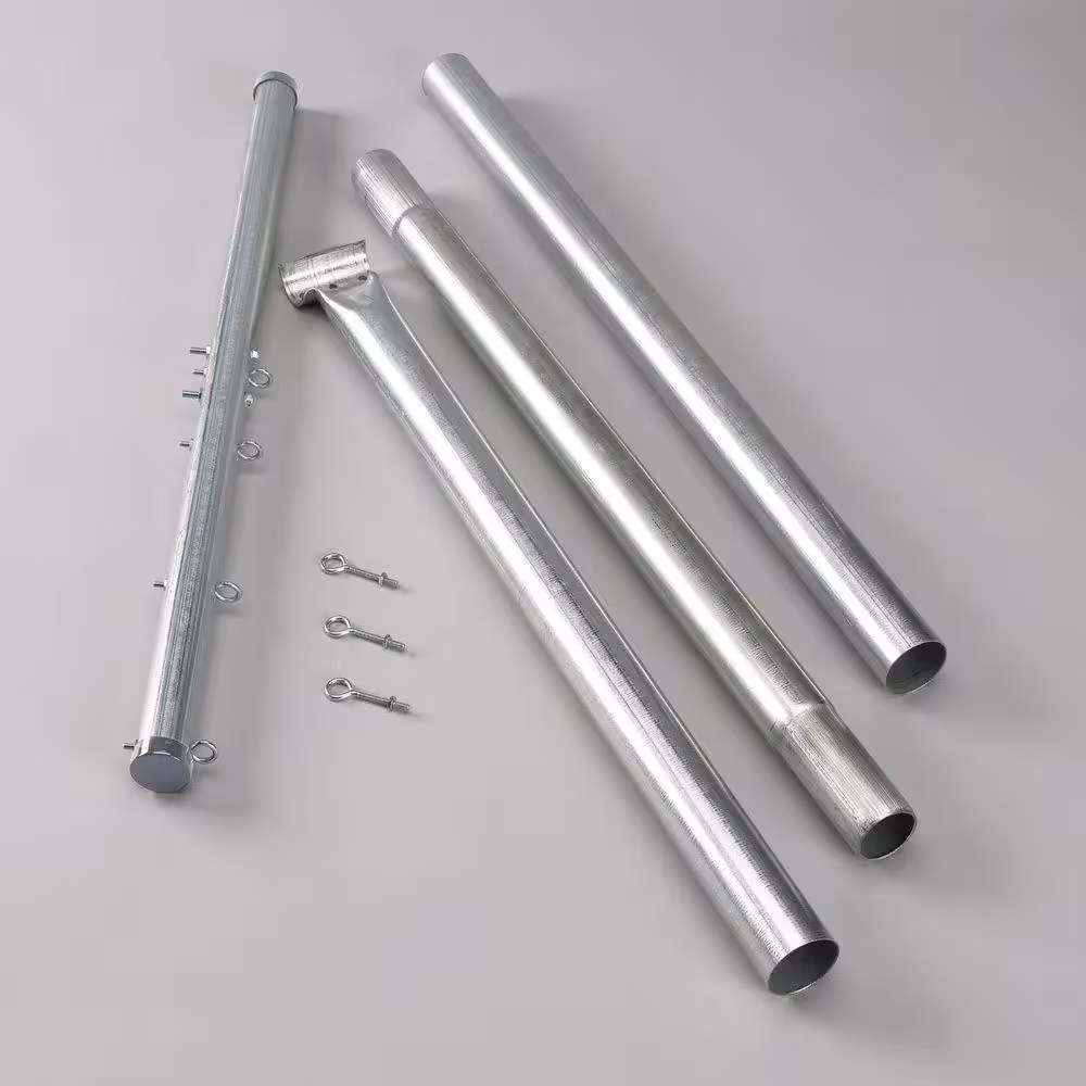 HOUSEHOLD ESSENTIALS Steel T-Assembly (4-Piece)