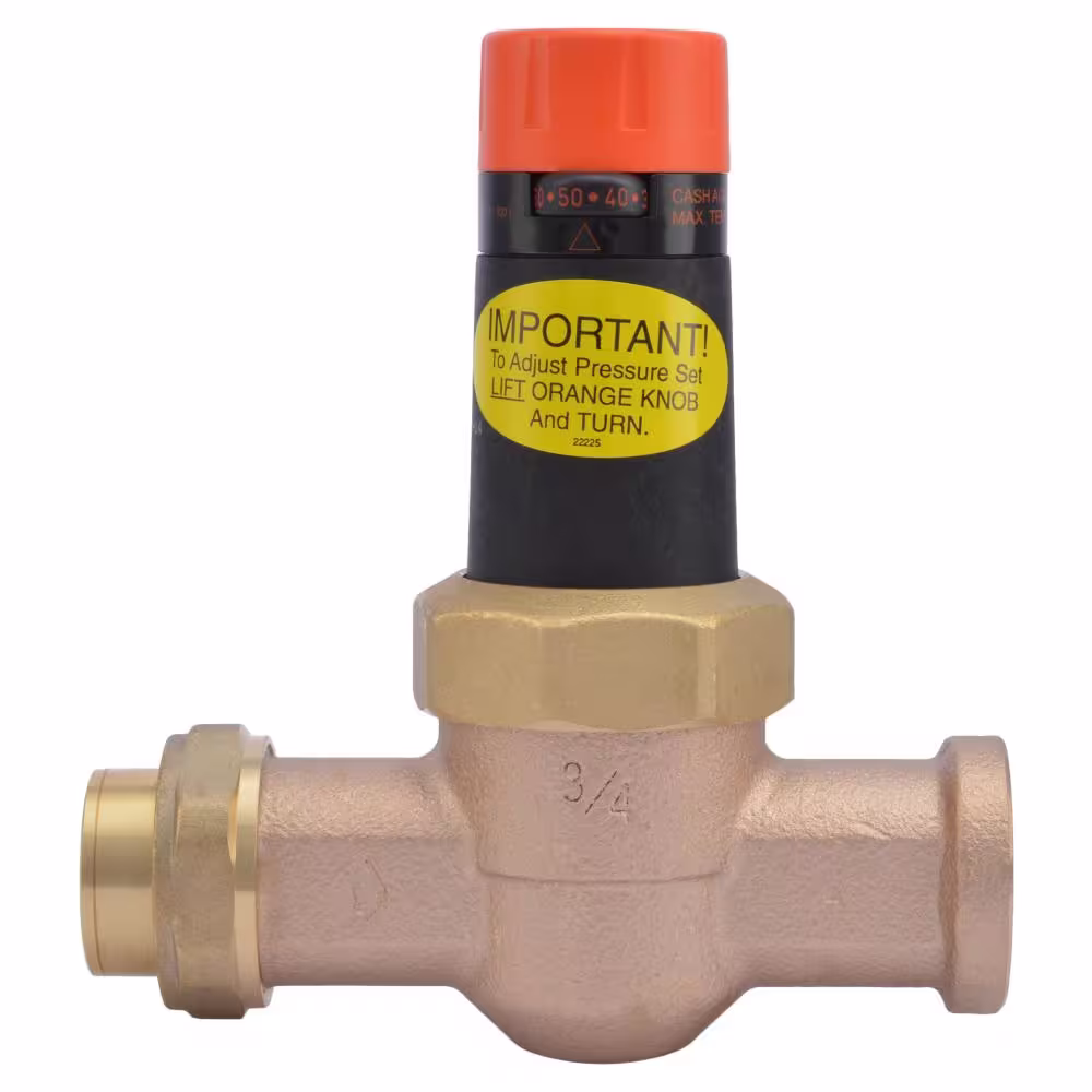 Cash Acme 3/4 in. Bronze EB-25 Single Union Pressure Regulating Valve