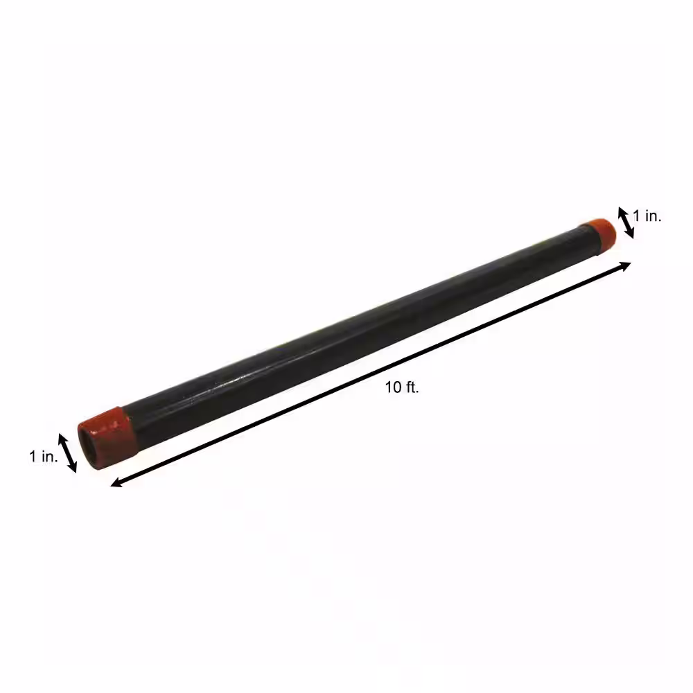 Southland 3/4 in. x 10 ft. Black Steel Pipe