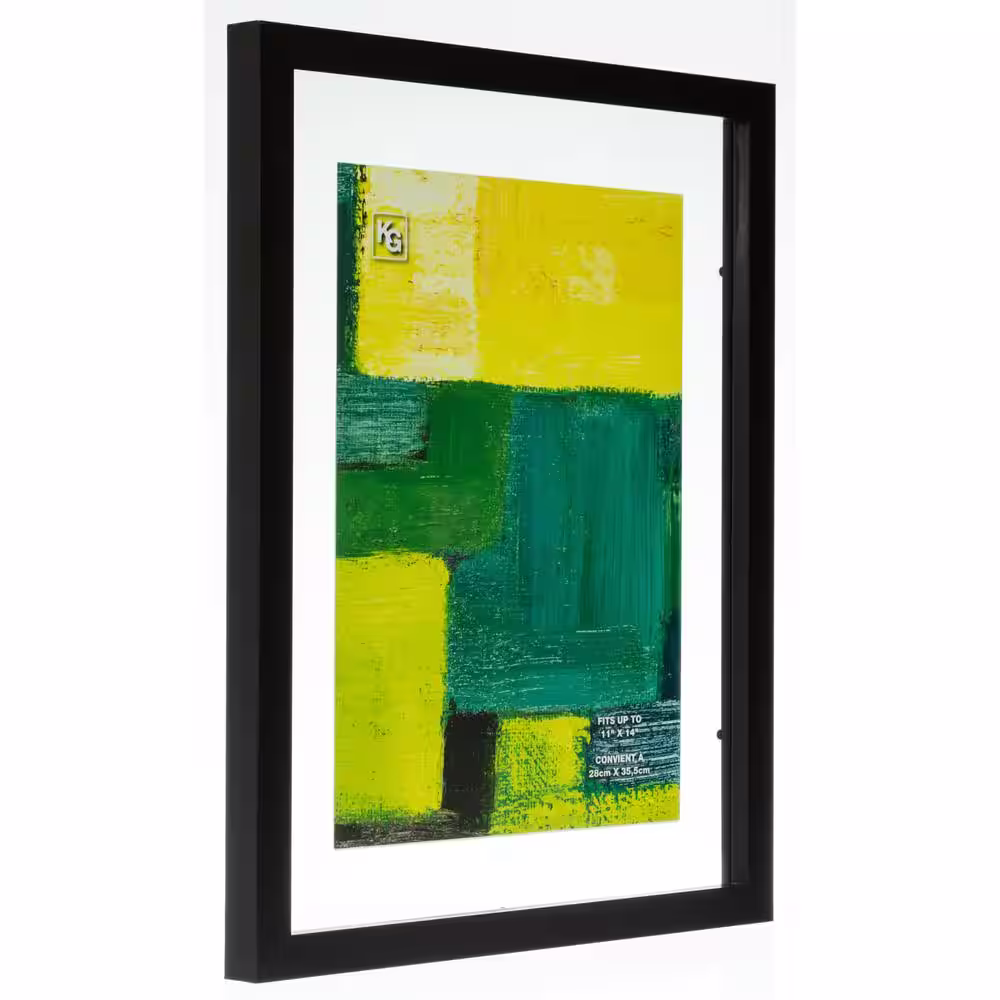 KG kieragrace Contempo Float Frame - Black, 11 in. x 14 in.