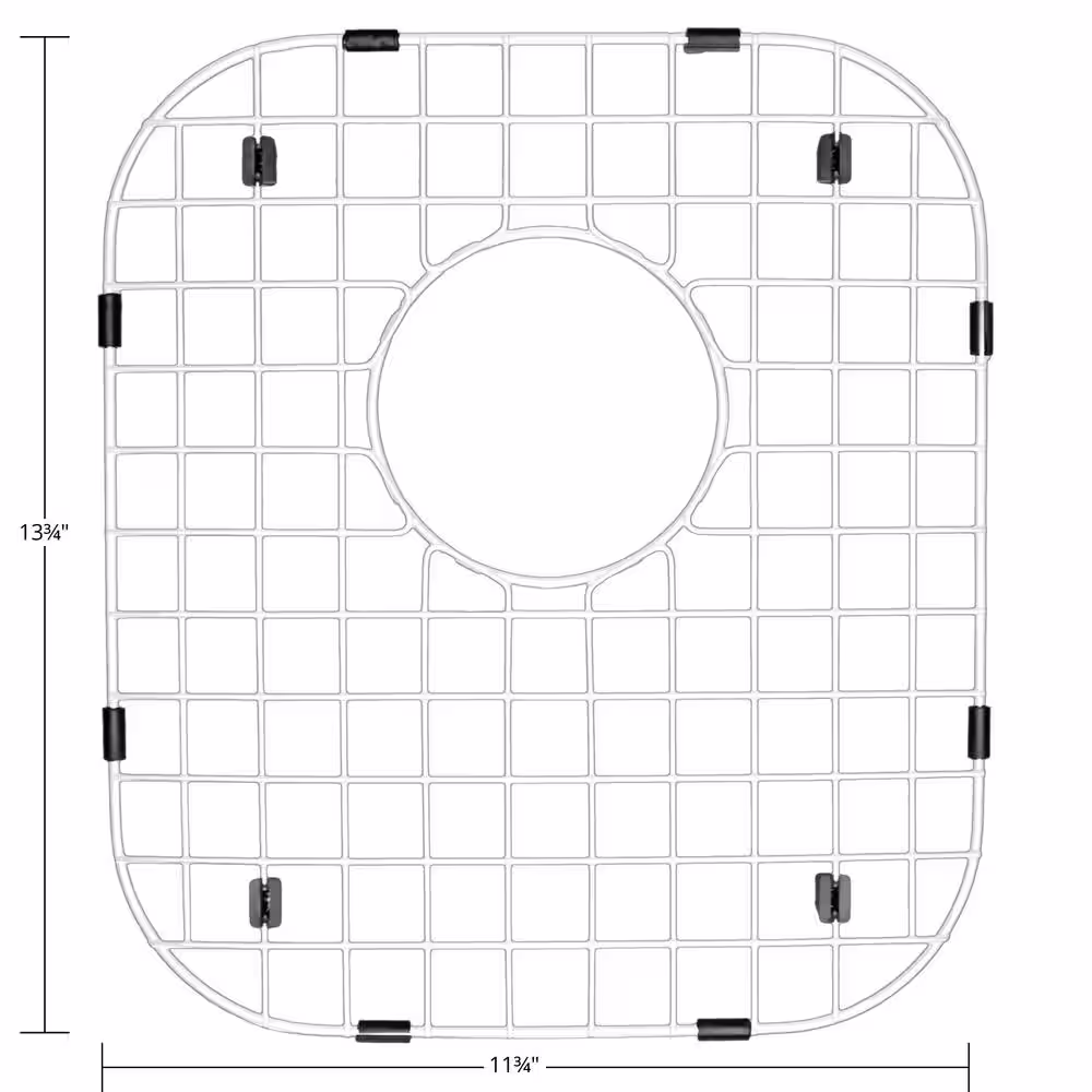 Karran 11-3/4 in. x 13-3/4 in. Stainless Steel Bottom Grid fits on PU21 and PU51
